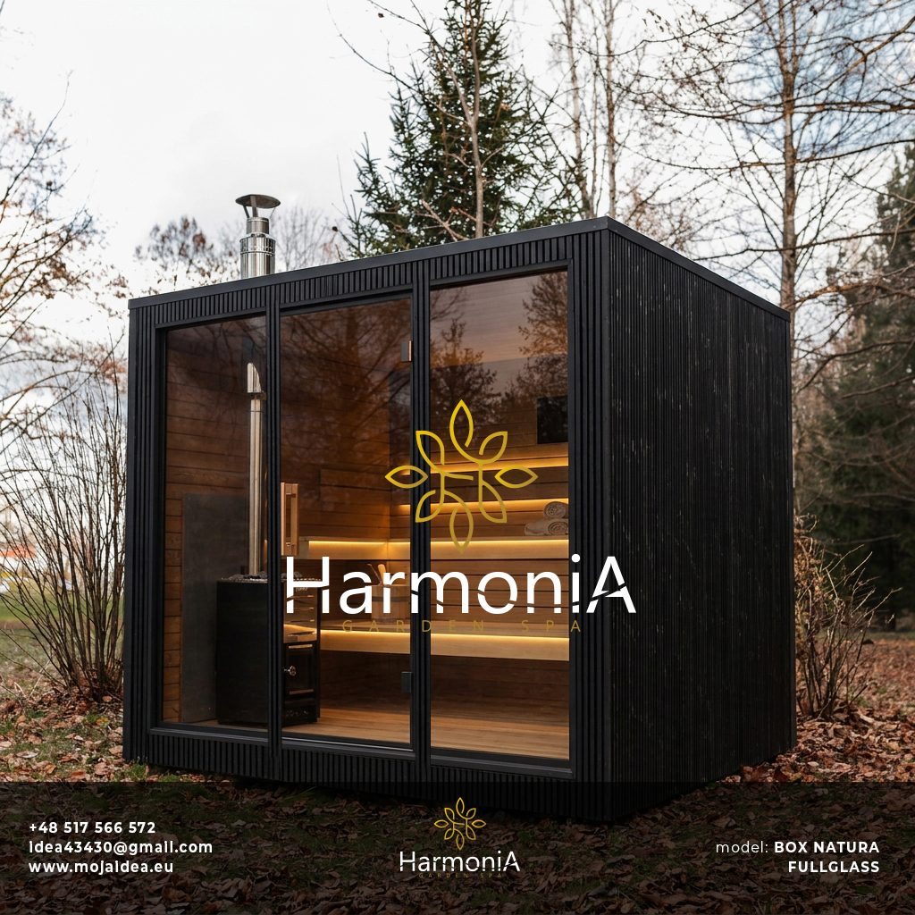 sauna ogrodowa, piec sauna ogrdowa, piec