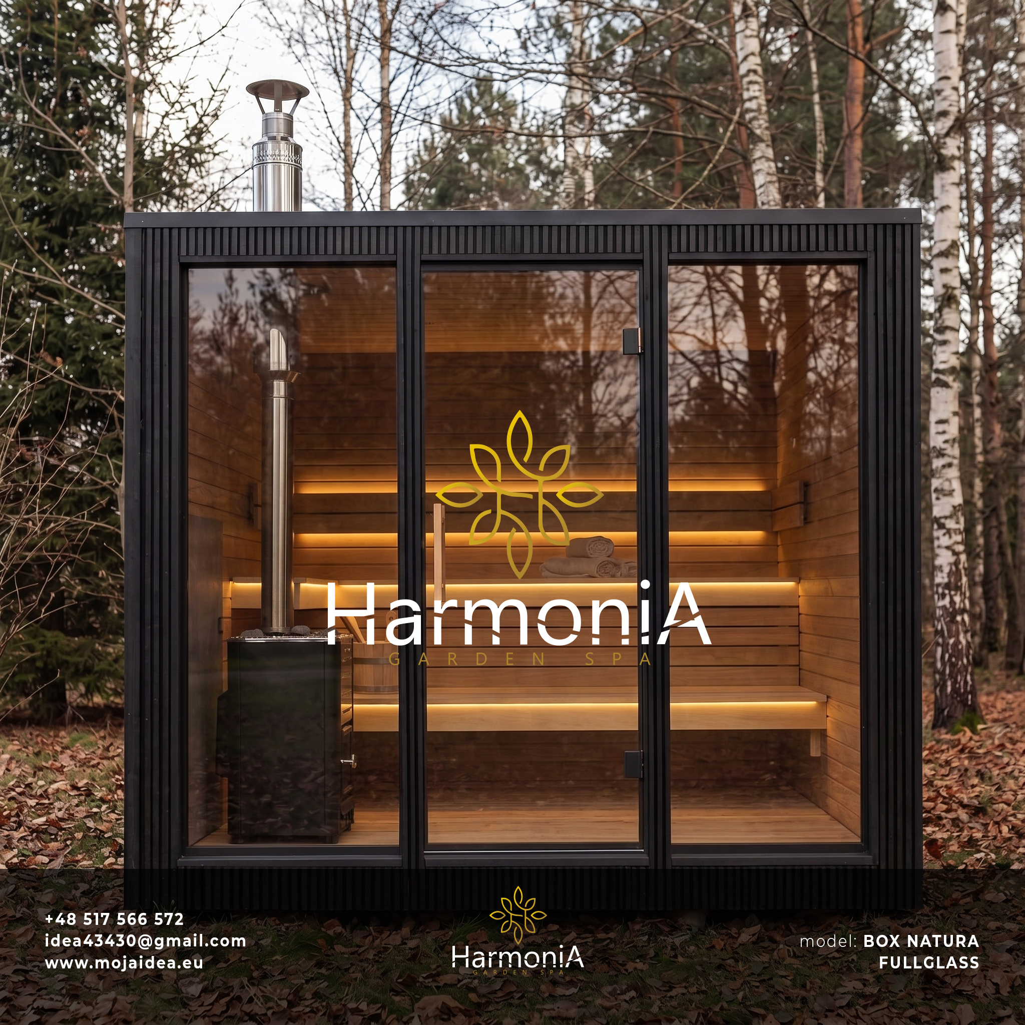 sauna ogrodowa, piec sauna ogrodowa, piec