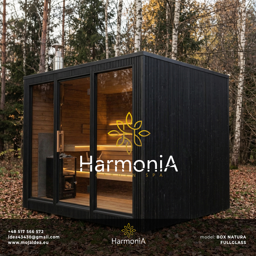 sauna ogrodowa, piec sauna ogrodowa, piec